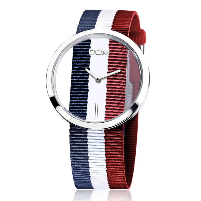 DOM fashion Women Watches Luxury Women Bracelet Quartz twatch for women Quartz Watch wristwatch girl waterproofk genuine leather